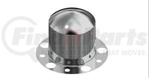 83133 by AMERICAN CHROME - Rear Axle Cover Kit with Non-Removable Baby Moon Cap, Hub-Piloted, Chrome