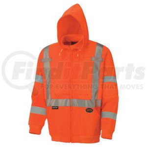 V1060351U-M by PIONEER SAFETY - Hi-Viz Fleece Hoodie