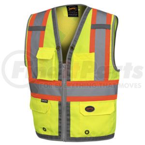 V1010260U-3XL by PIONEER SAFETY - Oxford Mesh Bk Surveyor Vest