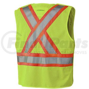 V1021260U-L by PIONEER SAFETY - Zip-Up Break Away Safety Vest