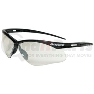50004 by JACKSON SAFETY - Jackson SG Safety Glasses - Indoor/Outdoor Lens, Black Frame, Hardcoat Anti-Scratch, Indoor/Outdoor