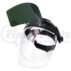 S32151 by SELLSTROM - Sellstrom&#174; S32151 DP4 Series Ratcheting Faceshield, Shade 5 IR, Anti-Fog, Flip Front Window