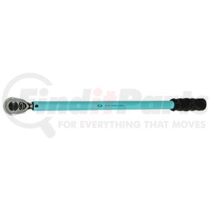 42140 by AMERICAN FORGE & FOUNDRY - Torque Wrench - Light Blue, 22.75 in. OAL, 32 Tooth, 1/2 DR 140 FT/LB Preset