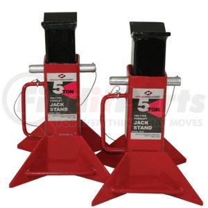3305A by AMERICAN FORGE & FOUNDRY - 5 Ton Jack Stands (Pair) -Pin