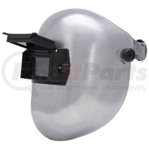 14311 by JACKSON SAFETY - Welding Helmet - Front, Passive, Silver, 2" x 4-1/4", 370 Speed Dial® Headgear