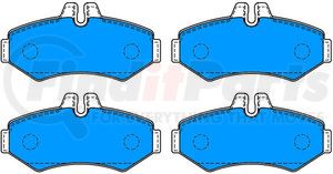 603990 by ATE BRAKE PRODUCTS - ATE Semi-Metallic Rear Disc Brake Pad Set 603990 for Sprinter