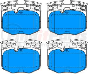 604897 by ATE BRAKE PRODUCTS - ATE Original Semi-Metallic Front Disc Brake Pad Set 604897 for BMW, Toyota