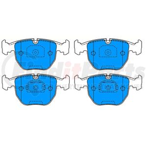 607078 by ATE BRAKE PRODUCTS - ATE Original Semi-Metallic Front Disc Brake Pad Set 607078 for BMW