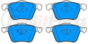 607188 by ATE BRAKE PRODUCTS - ATE Original Semi-Metallic Front Disc Brake Pad Set 607188 for Volvo