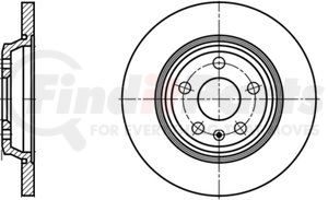 412178 by ATE BRAKE PRODUCTS - ATE Original Rear Disc Brake Rotor 412178 for Audi