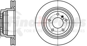 420240 by ATE BRAKE PRODUCTS - ATE Original Rear Disc Brake Rotor 420240 for BMW