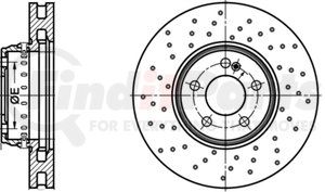 432300 by ATE BRAKE PRODUCTS - ATE Original Front Disc Brake Rotor 432300 for Mercedes Benz