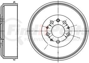 480051 by ATE BRAKE PRODUCTS - ATE Original Rear Drum Brake 480051 for Volkswagen