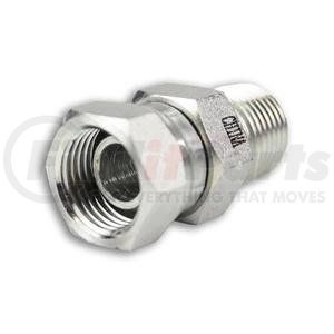 1404-08-08 by TOMPKINS - Hydraulic Coupling/Adapter - MP x FPX, NPSM Adaptor, Steel