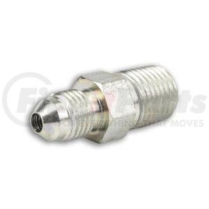 2404-04-04 by TOMPKINS - Hydraulic Fitting, 04MJ-04MP, 7/16-20 Male JIC x 1/4-18 Male NPT, Carbon Steel