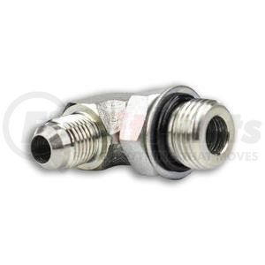 6801-06-08 by TOMPKINS - Hydraulic Coupling/Adapter - MJ x MB 90, Straight Thread Elbow, Steel
