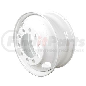 27404PKWHT21 by ACCURIDE - Steel Wheel - 22.5" x 8.25", White