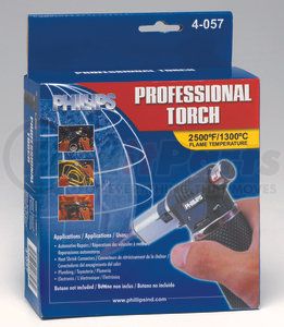 4-057 by PHILLIPS INDUSTRIES - Torch - Professional, with 60ml Gas Capacity