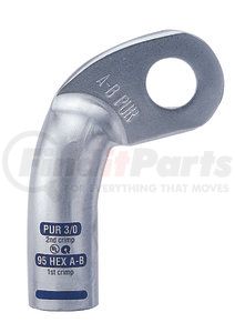 Phillips Industries 8-4663 Socket Assembly Electrical Wiring Lug - Copper Tin Plated, 3/8 degree Elbow, Right