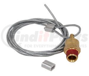 12-822 by PHILLIPS INDUSTRIES - Air Brake Reservoir Drain Valve - 60 in. Cable, with 3/8 in. Brass Valve