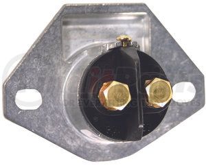 15-326 by PHILLIPS INDUSTRIES - Dual Pole Socket - Zinc Die-Cast Housing, Solid Brass Pins, 150 Amp