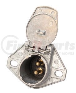 15-328 by PHILLIPS INDUSTRIES - Trailer Receptacle Socket - Vertical Dual Pole Socket Zinc Die-Cast Housing