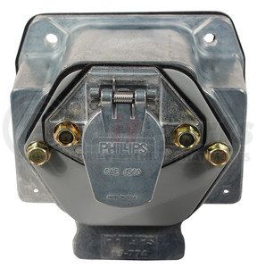 15-77526 by PHILLIPS INDUSTRIES - Trailer Nosebox Assembly - Zinc Die-Cast, with Dual Pole Socket