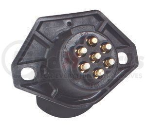 16-724 by PHILLIPS INDUSTRIES - Trailer Receptacle Socket - 2-Hole, Bullet Termination, Split Pin