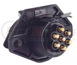 16-726 by PHILLIPS INDUSTRIES - Trailer Receptacle Socket - 2 Hole, Bullet with Locking Clip for Phillips QCS