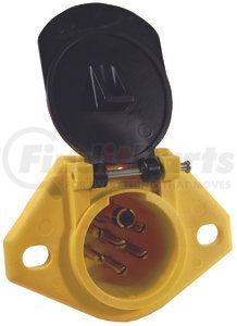 16-822 by PHILLIPS INDUSTRIES - Trailer Receptacle Socket - 2-Hole, Ring Termination, Iso Socket