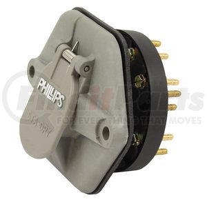 16-7602-28 by PHILLIPS INDUSTRIES - Trailer Nosebox Assembly - 28-Pin, Solid Pins without Circuit Breakers