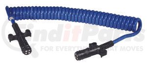 19-4710 by PHILLIPS INDUSTRIES - Trailer Power Cable Plug - 4-Way, 10', Coiled, with THERMOSEALED Plug