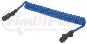 19-4715 by PHILLIPS INDUSTRIES - Trailer Power Cable Plug - 4-Way, 15', Coiled, with THERMOSEALED Plug