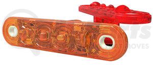 51-18312 by PHILLIPS INDUSTRIES - Marker Light - 4.0 in. Low Profile Marker/Clearance Light, Red