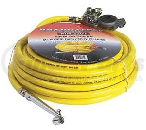 2207 by ROADMASTER - Tire Inflator Air Hose with Hand Chuck and Pressure Nozzle. 50 Feet