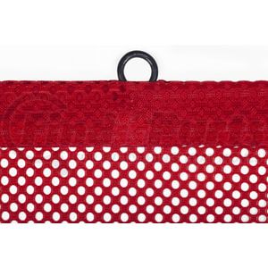 2320-RW by ROADMASTER - Red Safety Flag. Mesh Jersey. Wire with 1/2" Loop