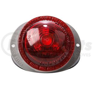 500452 by BETTS - 50 Series Clearance/Side Marker Light - Red LED Shallow Single Contact Multi-Volt
