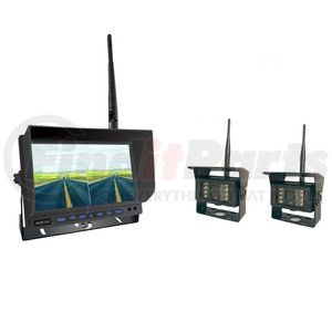 VTC701AHDQ2 by BOYO - Video Monitor - 7", AHD, 1080P, Digital Wireless, with 2 Heavy Duty Camera System