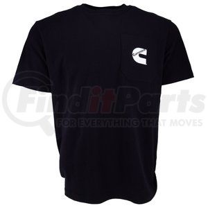 CMN4748 by CUMMINS - T-Shirt, Unisex, Short Sleeve, Black, Cotton, Pocket Tee, XL