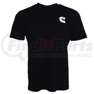 CMN4761 by CUMMINS - T-Shirt, Unisex, Short Sleeve, Black, Cotton, Tagless Tee, Large