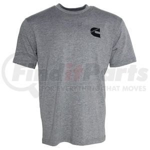 CMN4769 by CUMMINS - T-Shirt, Unisex, Short Sleeve, Sport Gray, Cotton Blend, Tagless Tee, XL