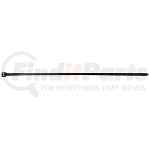 BCT8S by THE INSTALL BAY - Cable Tie - 8", Thin Black