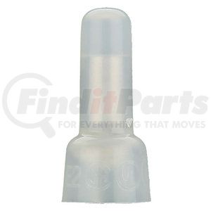 CCL16141 by THE INSTALL BAY - Crimp Cap, Long Neck, 16 to 14 Gauge, Clear, Nylon