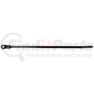 BMCT7 by THE INSTALL BAY - Cable Tie - 7.5", Screw Down Mount, Black