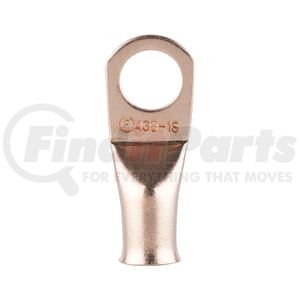 CUR438 by THE INSTALL BAY - Ring Terminal - 4 Gauge, 3/8", Uninsulated, Copper