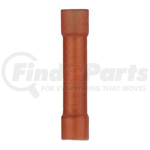 RNBC1 by THE INSTALL BAY - Butt Connector - Butt Connector, Red, 22/18 Gauge