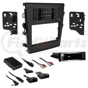 995841B by METRA ELECTRONICS - Interface and Wiring Harness, with Painted Black Radio Trim Panel