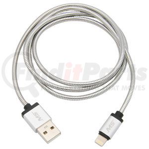 MBS06277 by MOBILE SPEC - USB Charging Cable - Lightning To USB Cable, 8 ft., Braided