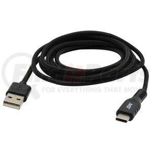 MB06633 by MOBILE SPEC - USB Charging Cable - Micro To USB-C Cable, 10 ft., Black