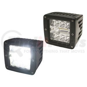 RS3X3ECO by RACE SPORT - Auxiliary Light - Auxiliary Light, ECO Light, LED, High Power, Cube Style, Sold as Pairs